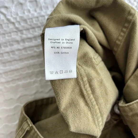 P&Co Service Fatigue Pants Olive 32x30 100% Cotton Twill Workwear Military-Look - Picture 4 of 6